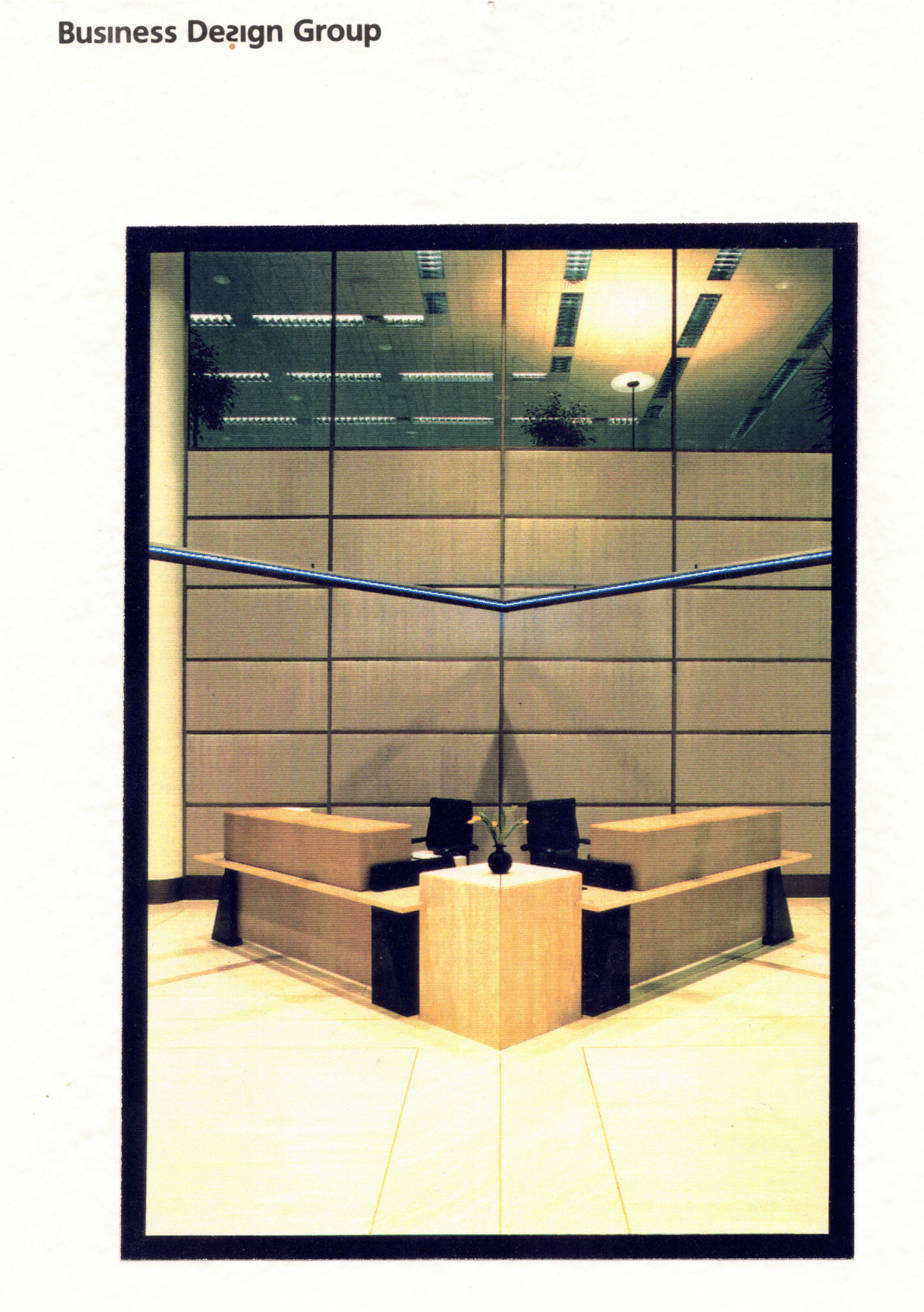Volvo UK, reception desk